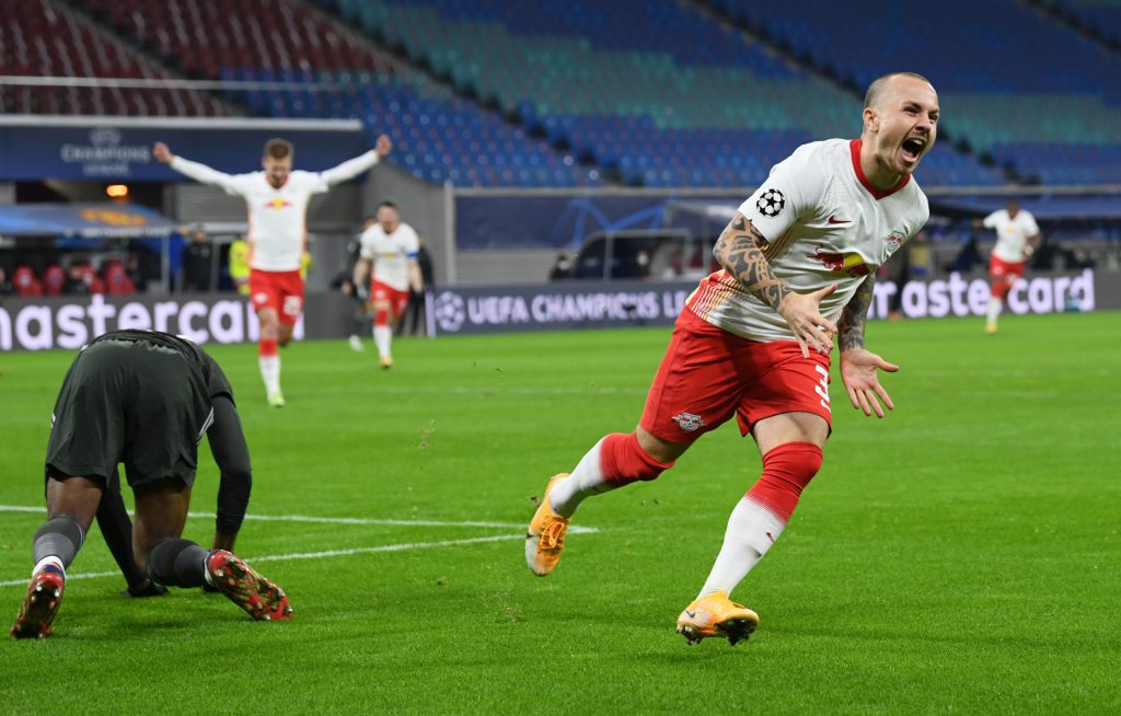 Leipzig venció a Manchester United