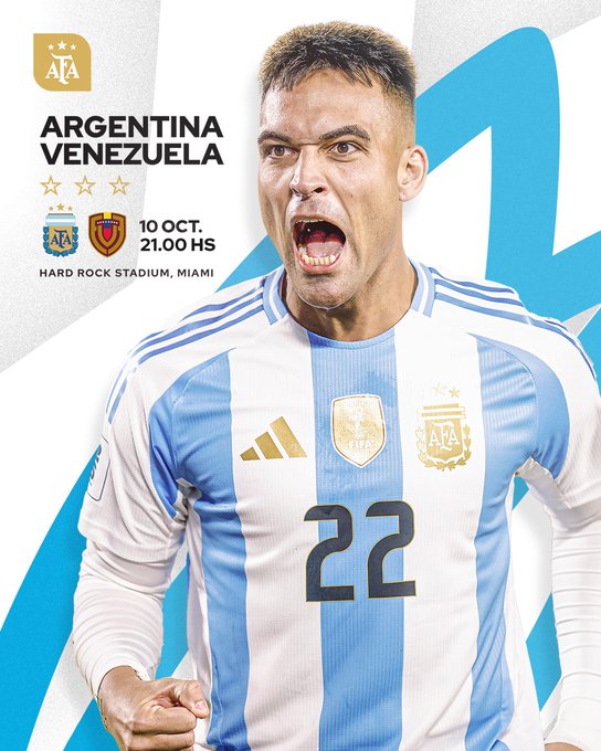 La Selección Argentina enfrenta a Venezuela, con la mente puesta en el Mundial 2026