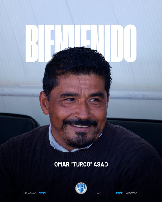 El «Turco» Omar Asad inicia un nuevo ciclo como director técnico de Godoy Cruz